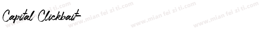 Capital Clickbait字体转换
